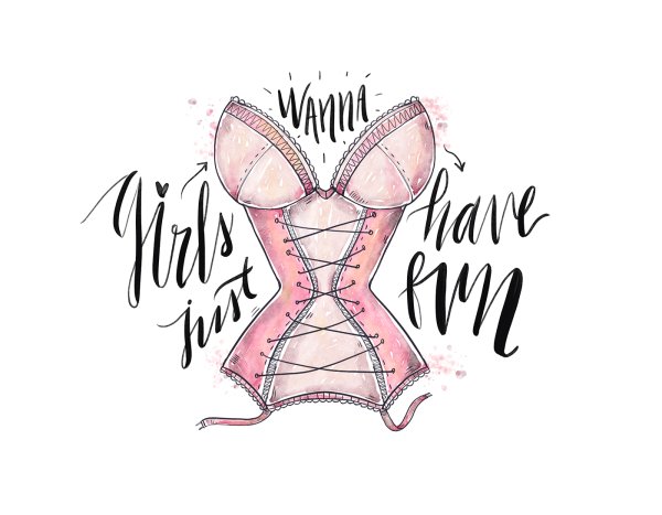 Нарисованное нижнее белье