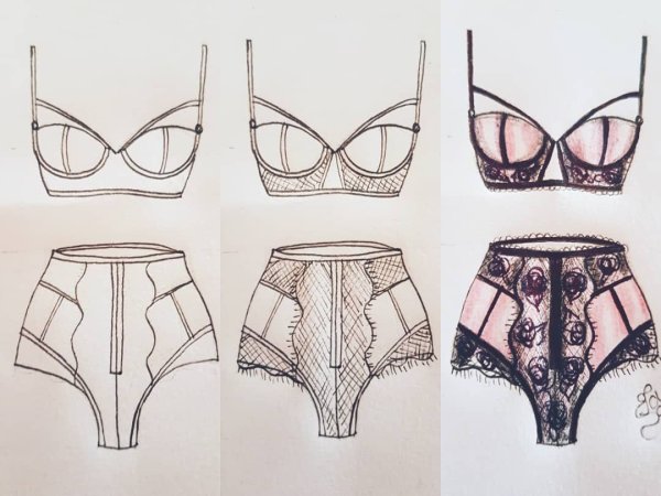Скетч Нижнего белья