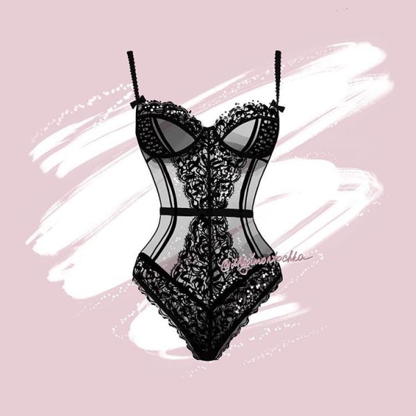 Нарисованное белье