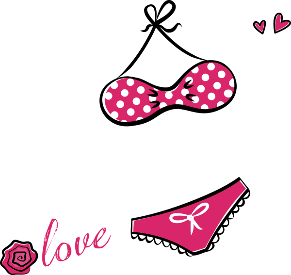 Нарисованное нижнее белье