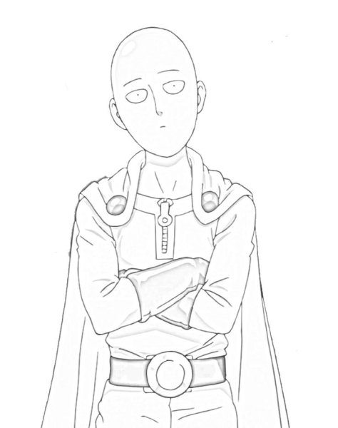 Скетчи аниме Сайтама Ванпанчмен