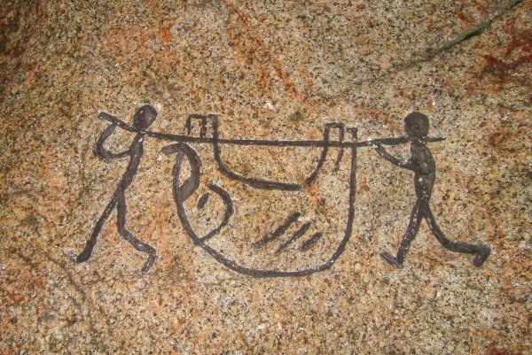 Наскальные рисунки первобытных людей