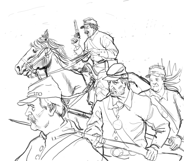 Рисунок на тему Гражданская война