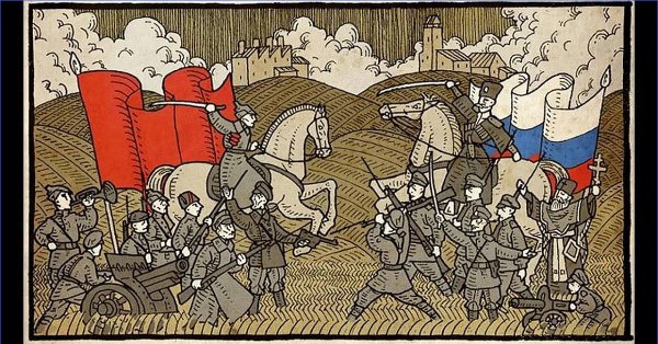 Белые против красных Гражданская война