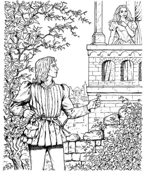 Декорации к спектаклю Ромео и Джульетта рисунки