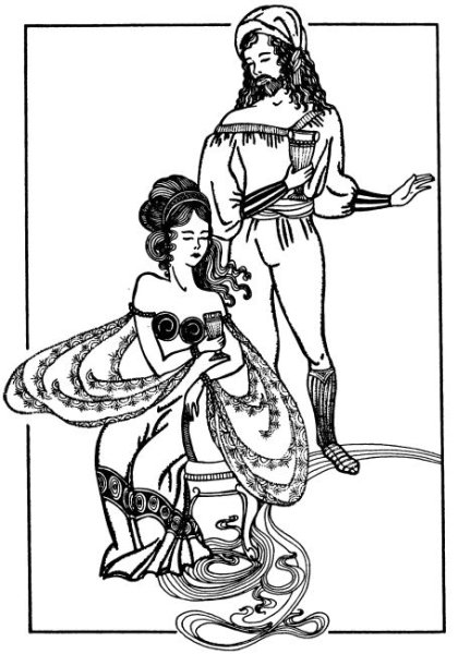 Раскраска Ирландия костюмы