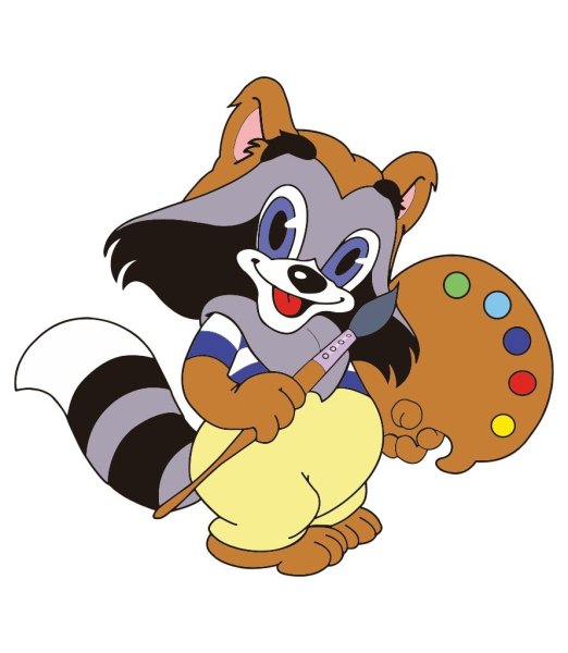 Герои мультфильма крошка енот