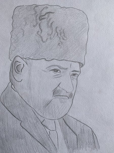 Ахмат Хаджи Кадыров рисунок