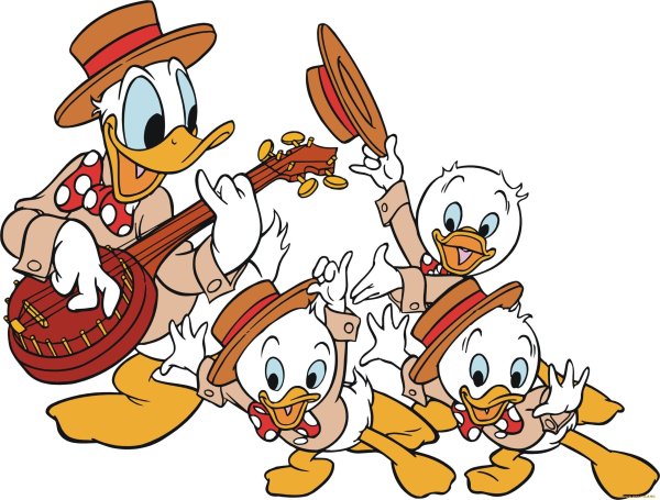 Дональд дак герои мультфильма