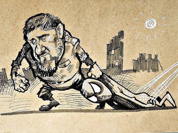 Ахмат Хаджи Кадыров карандашный портрет