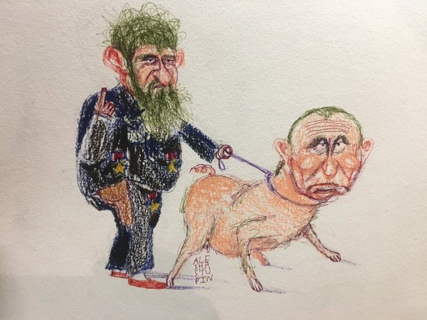 Чеченец рисунок