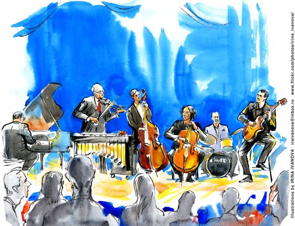 Концерт иллюстрация