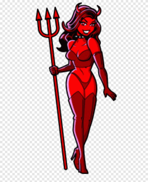 Дьяволица с трезубцем