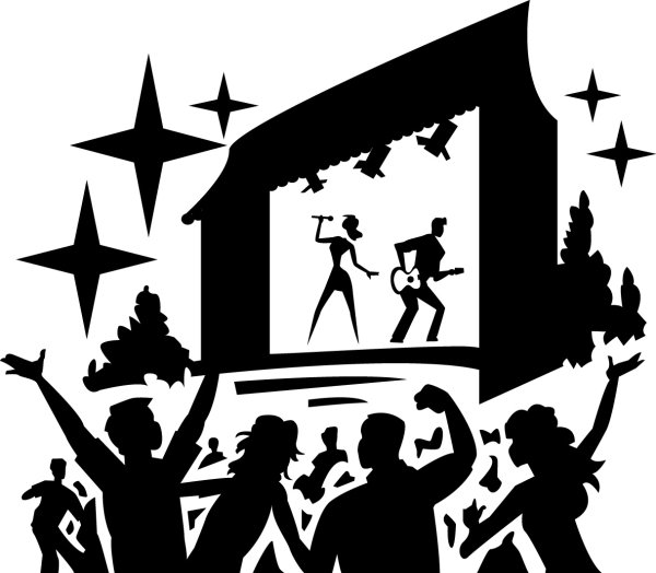 Концерт иллюстрация