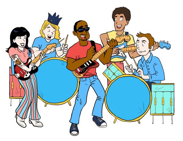 Мультяшные музыканты