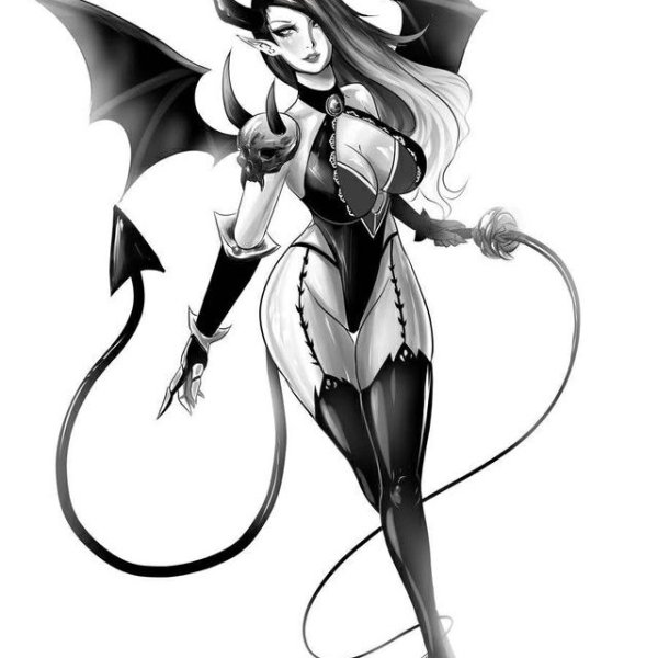 Демонесса эскиз