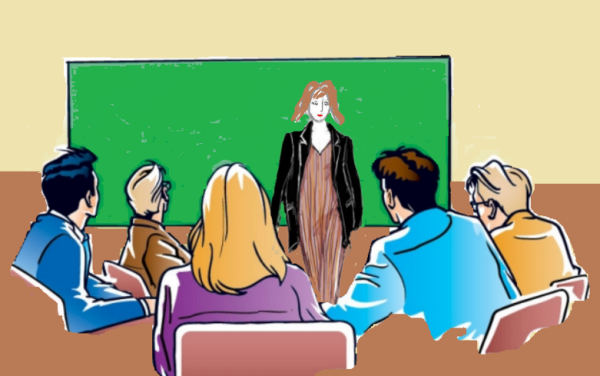 Учитель на родительском собрании