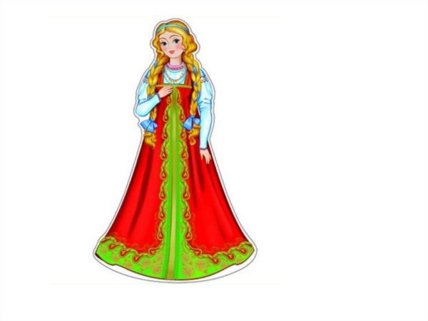 Сказочная красавица в русском народном костюме