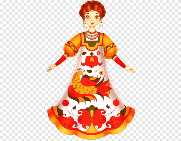 Девочки в национальных костюмах иллюстрации