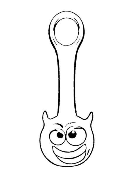 Раскраска скрепы