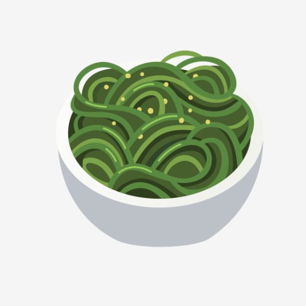 Нарисовать морскую капусту