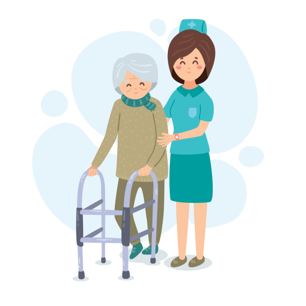 Сиделка рисунок