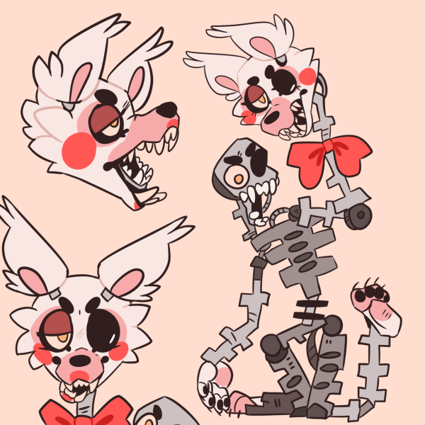 ФНАФ Мангл сломанная арт