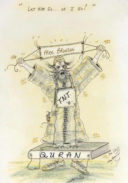 Рисунки Чарльза Бронсона