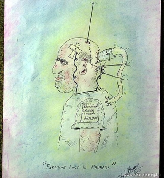 Рисунки Чарльза Бронсона