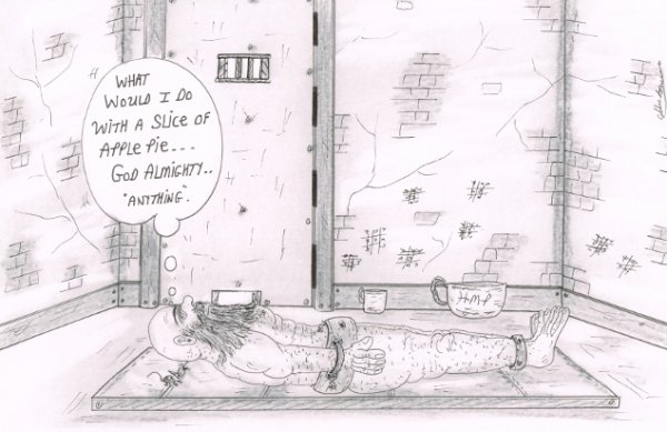 Рисунки Чарльза Бронсона заключенного