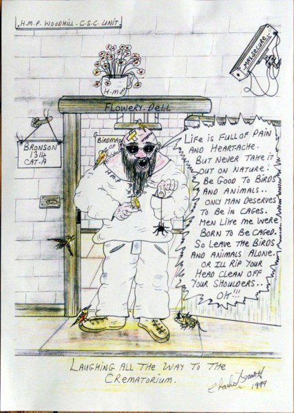 Рисунки Чарли Бронсона