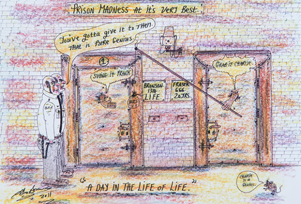 Рисунки Чарльза Бронсона