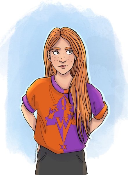 Портрет Гарри Поттера и Джинни