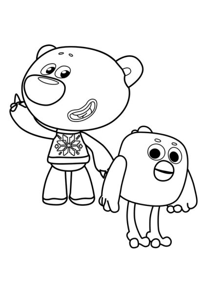 Раскраски мультики Мимимишки