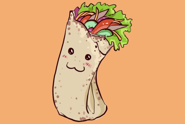 Шаурма мультяшная