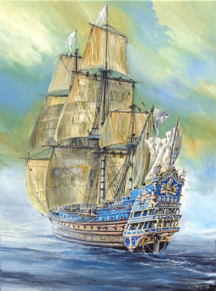 Солей рояль линейный корабль, 1669