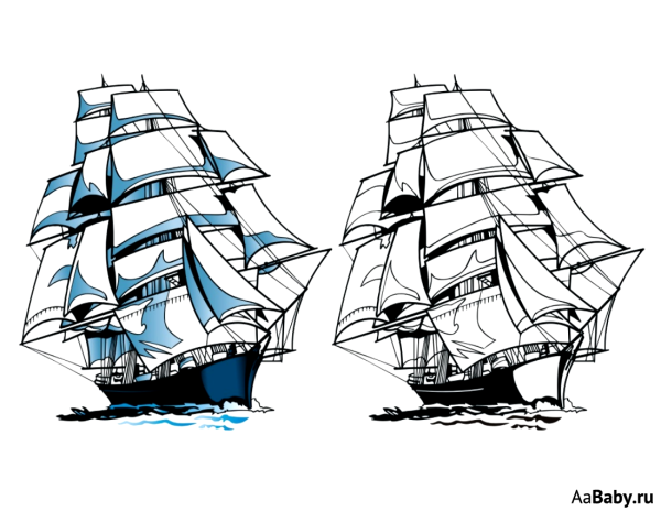 Корабль детская Графика
