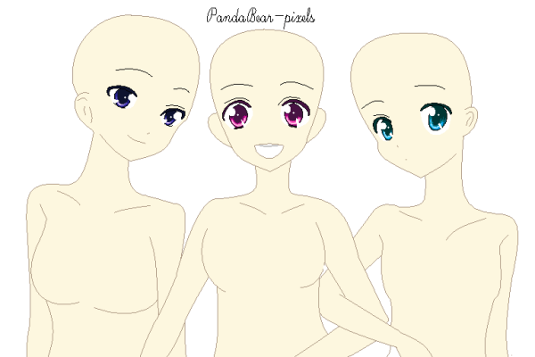 Аниме манекены для рисования