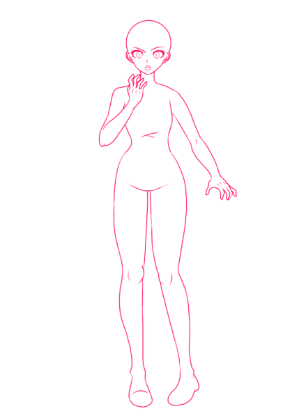 Заготовки персонажей для рисования