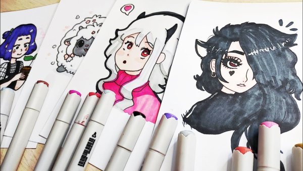 Рисунки из канала Джусика