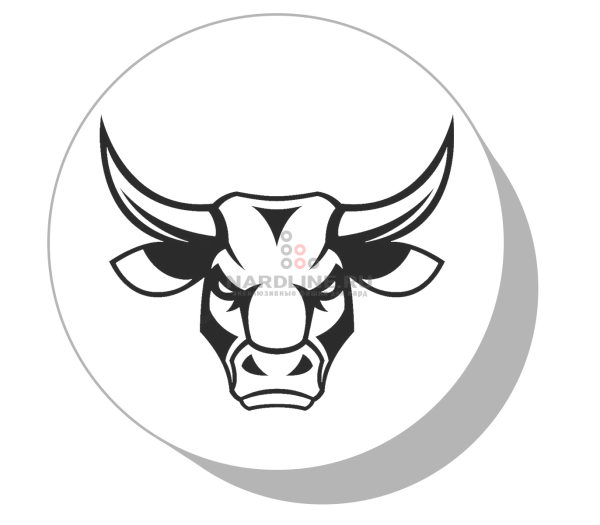 Стилизованная голова быка