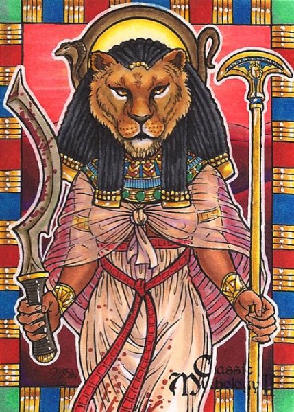 Сехмет богиня войны