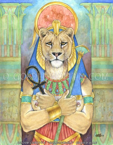 Сехмет богиня и Анубис