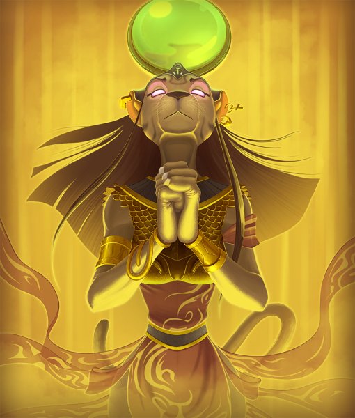 Богиня Бастет и Сехмет