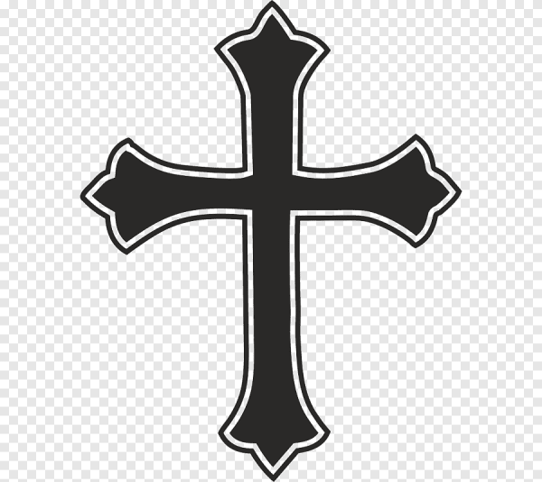 Крест силуэт