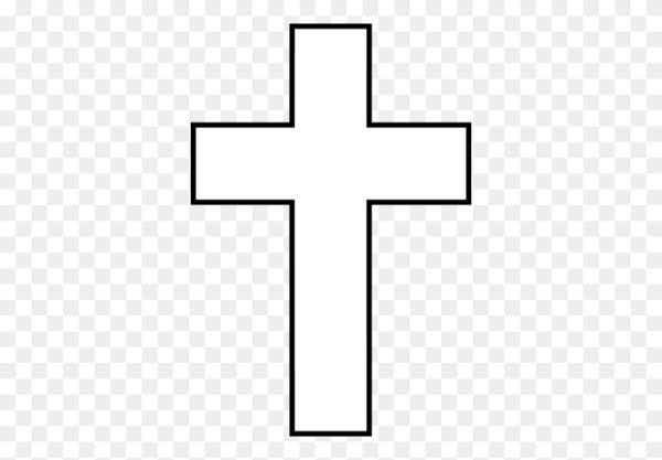 Христианский крест эскиз