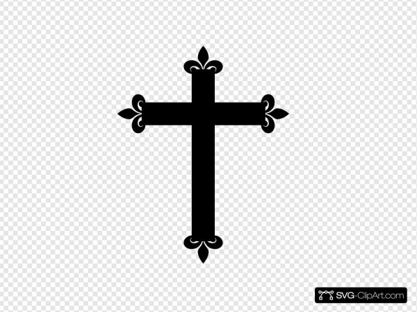 Векторный католический крест