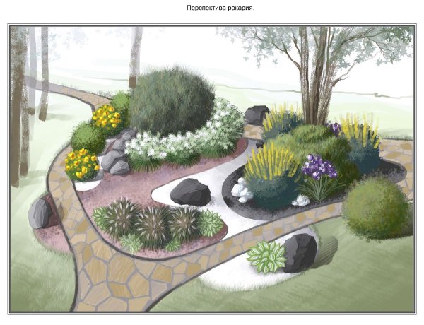 Скетчап Альпийская горка