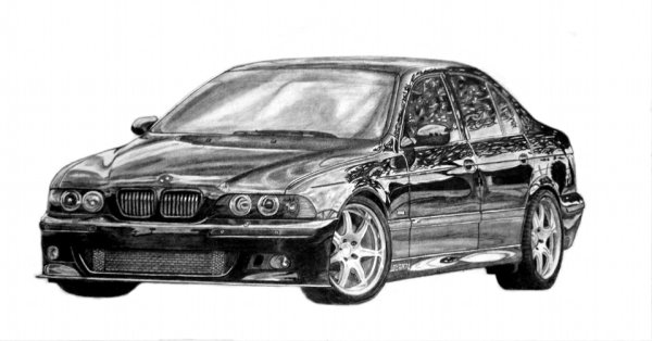BMW e39 vector