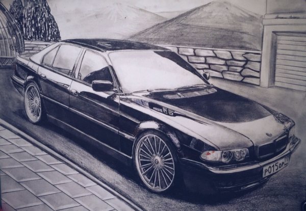 BMW e38 Art